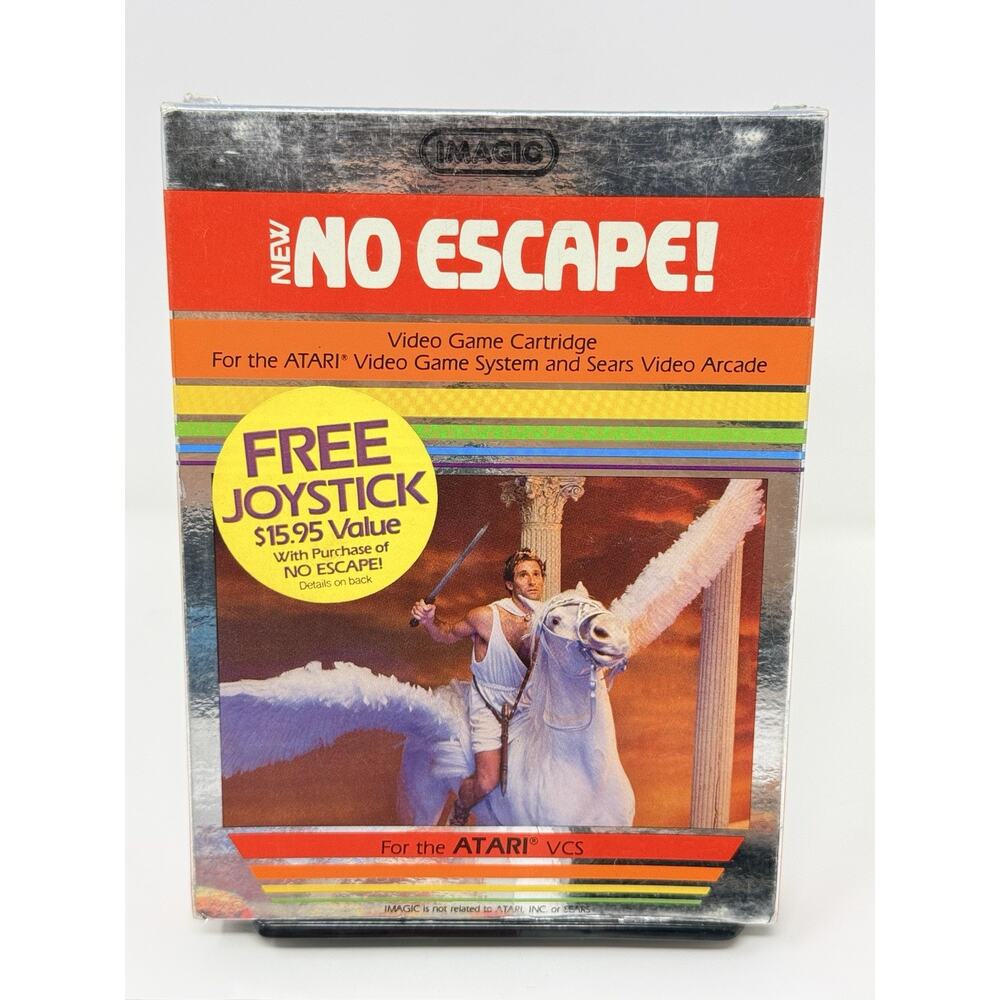 No Escape Atari 2600 1982 Complete CIB Tested - Picture 3 of 8